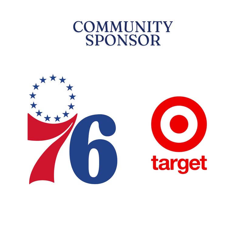 community sponsor 76ers, target